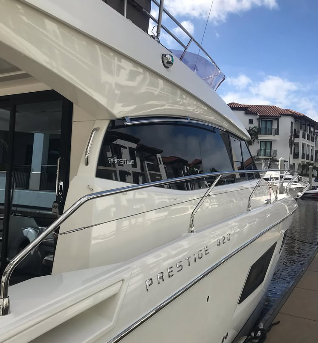 Elite Yacht Detailing fleet page â€” vessel gallery and fleet login entry