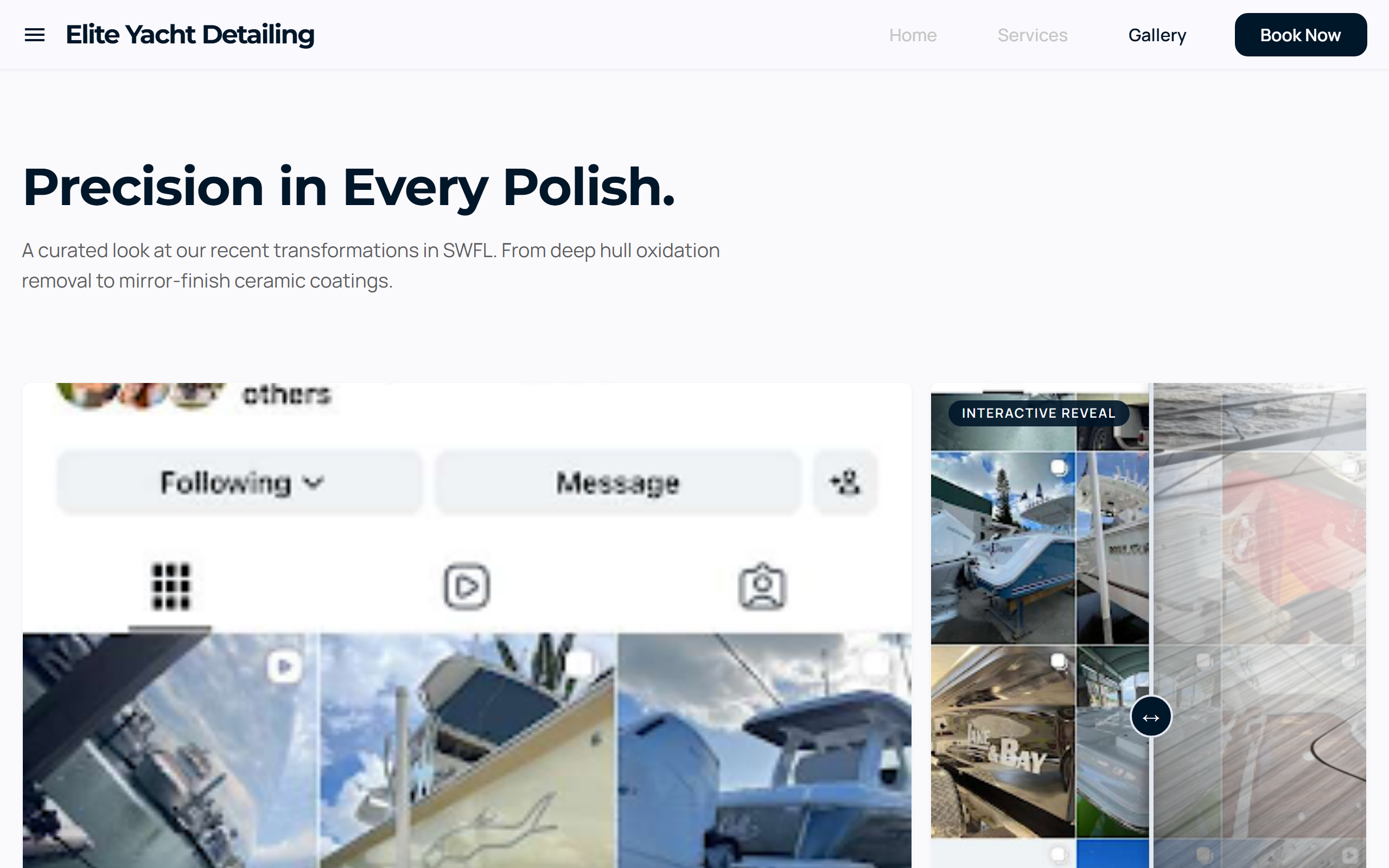 Elite Yacht Detailing fleet gallery â€” 400+ vessels serviced